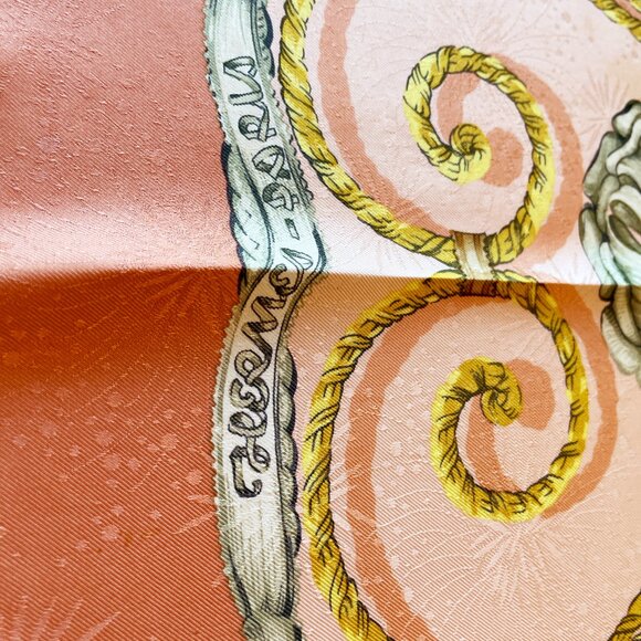 Vintage Hermès Silk Scarf "Jouvence" by Leïla Menchari - Picture 10 of 15